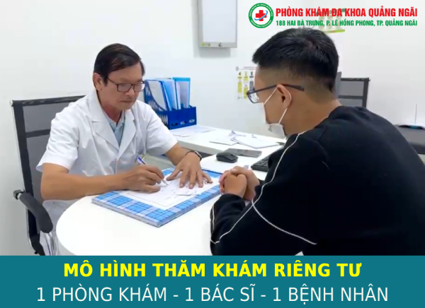 thăm khám nam khoa riêng tư