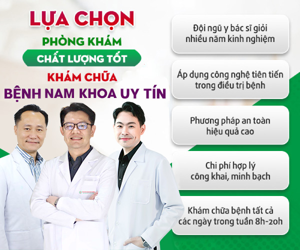 lưu ý khi chọn phòng khám nam khoa uy tín tại quảng ngãi